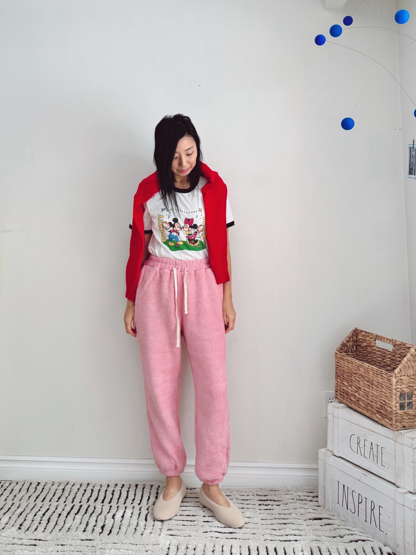 Cotton Candy Pants  (ivory,lemon,pink, blue )