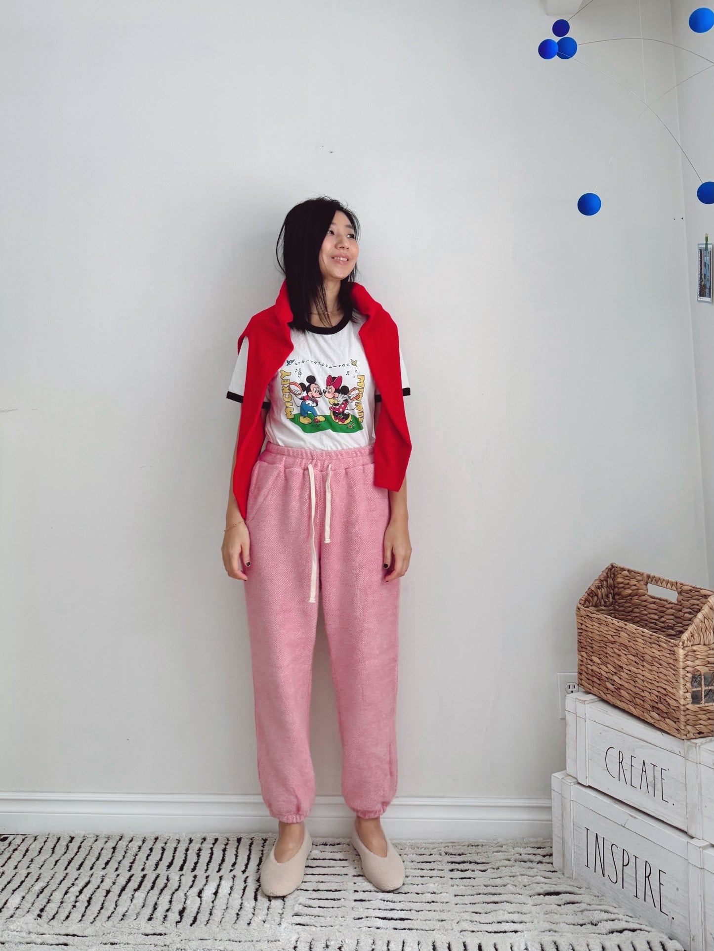 Cotton Candy Pants  (ivory,lemon,pink, blue )