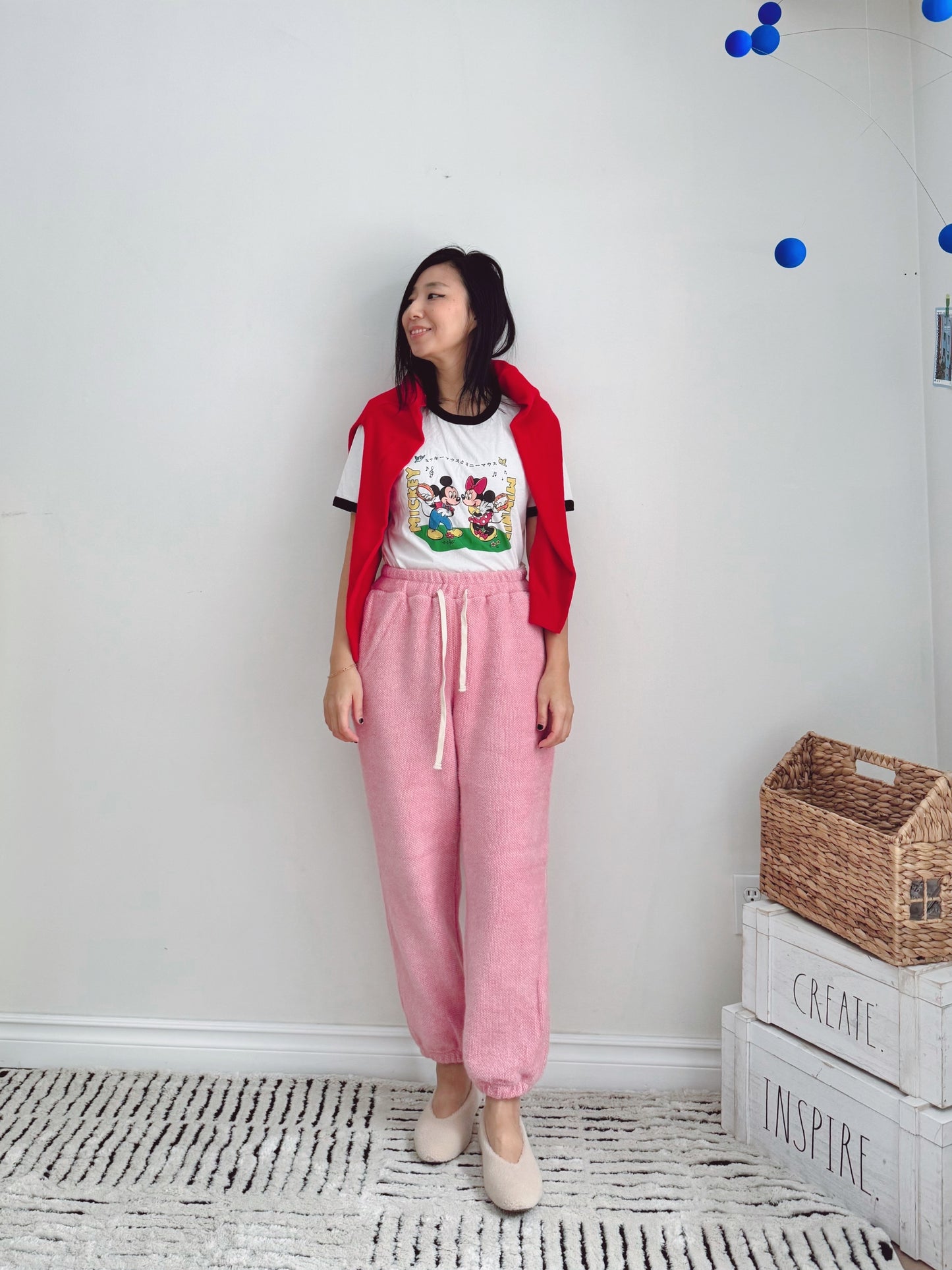 Cotton Candy Pants  (ivory,lemon,pink, blue )