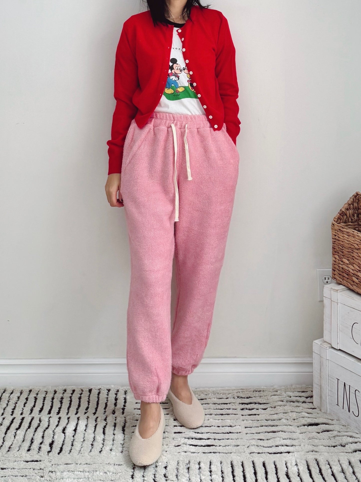 Cotton Candy Pants  (ivory,lemon,pink, blue )