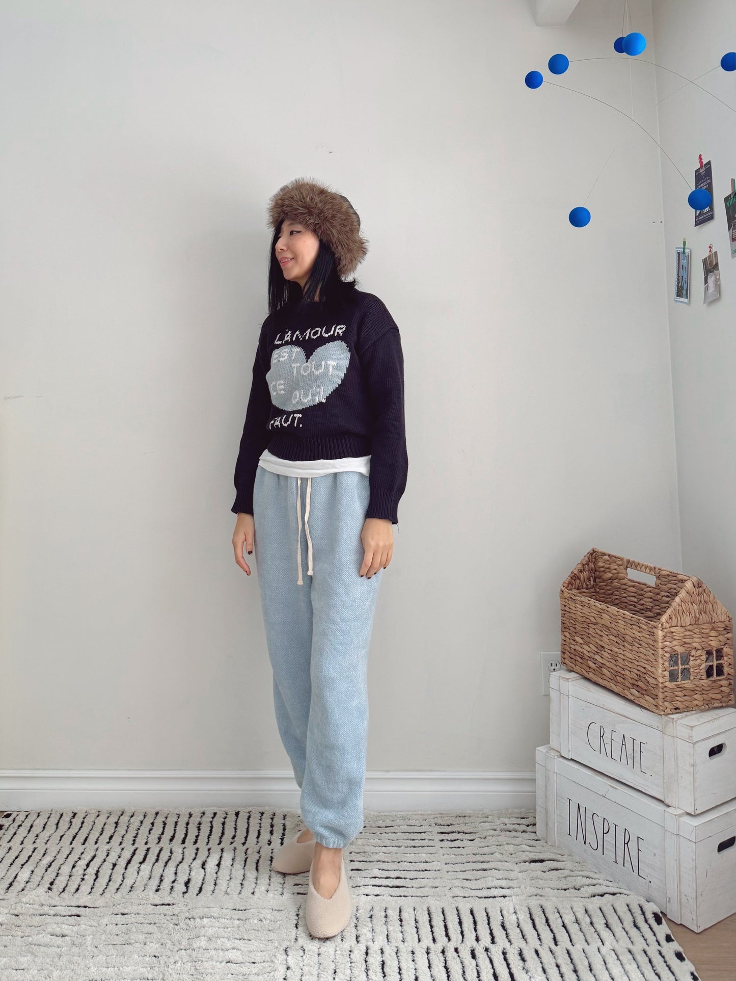 Cotton Candy Pants  (ivory,lemon,pink, blue )