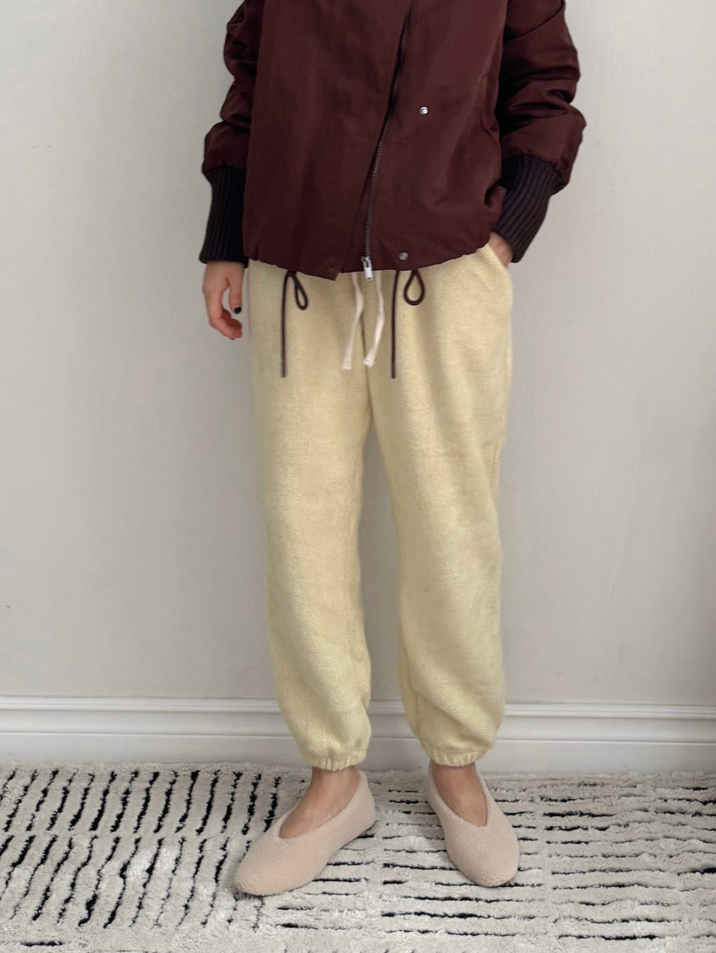 Cotton Candy Pants  (ivory,lemon,pink, blue )