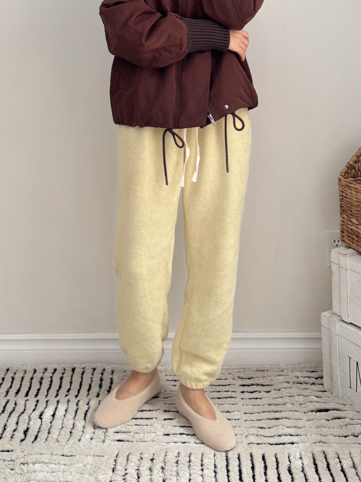 Cotton Candy Pants  (ivory,lemon,pink, blue )