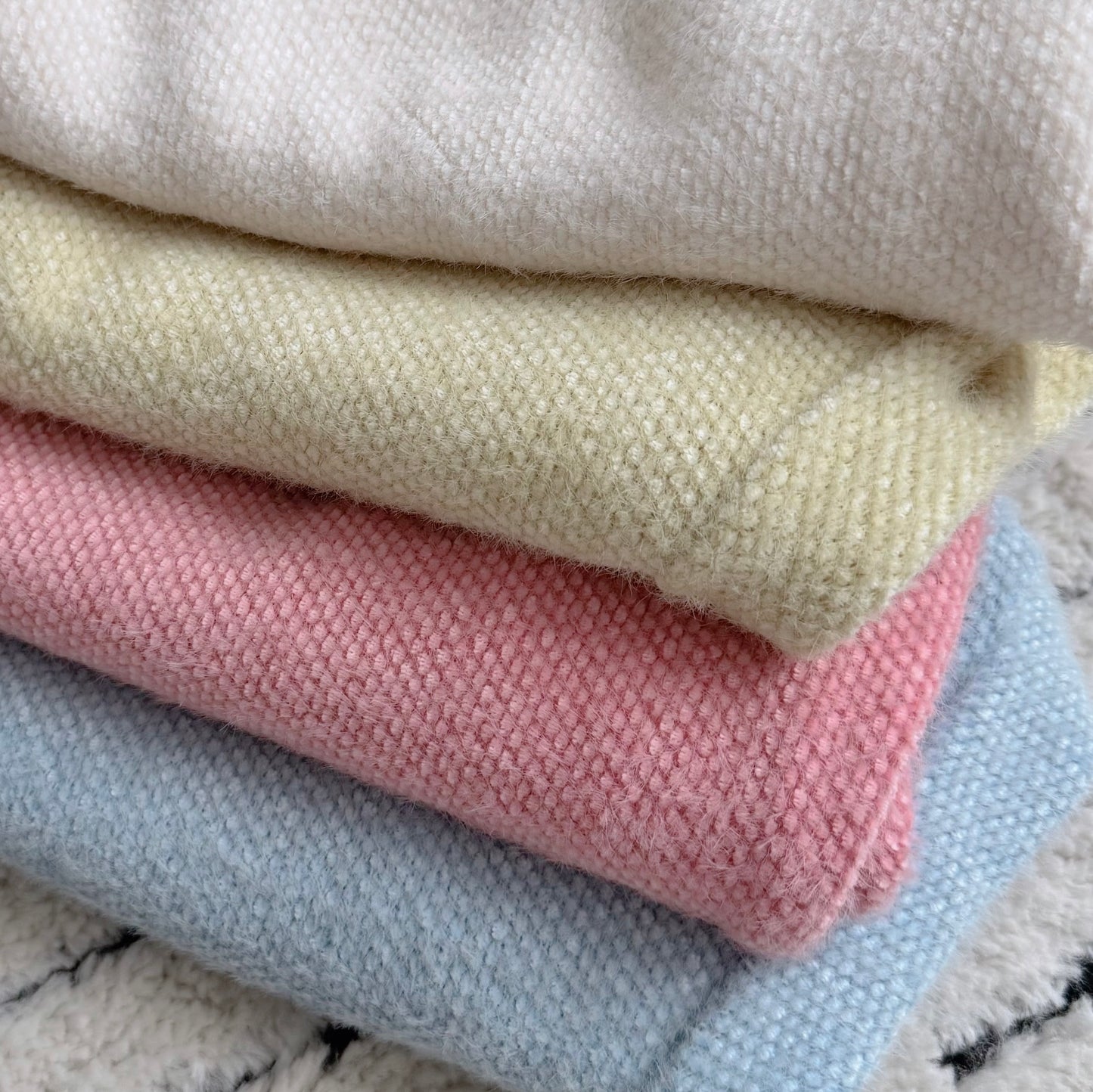 Cotton Candy Pants  (ivory,lemon,pink, blue )