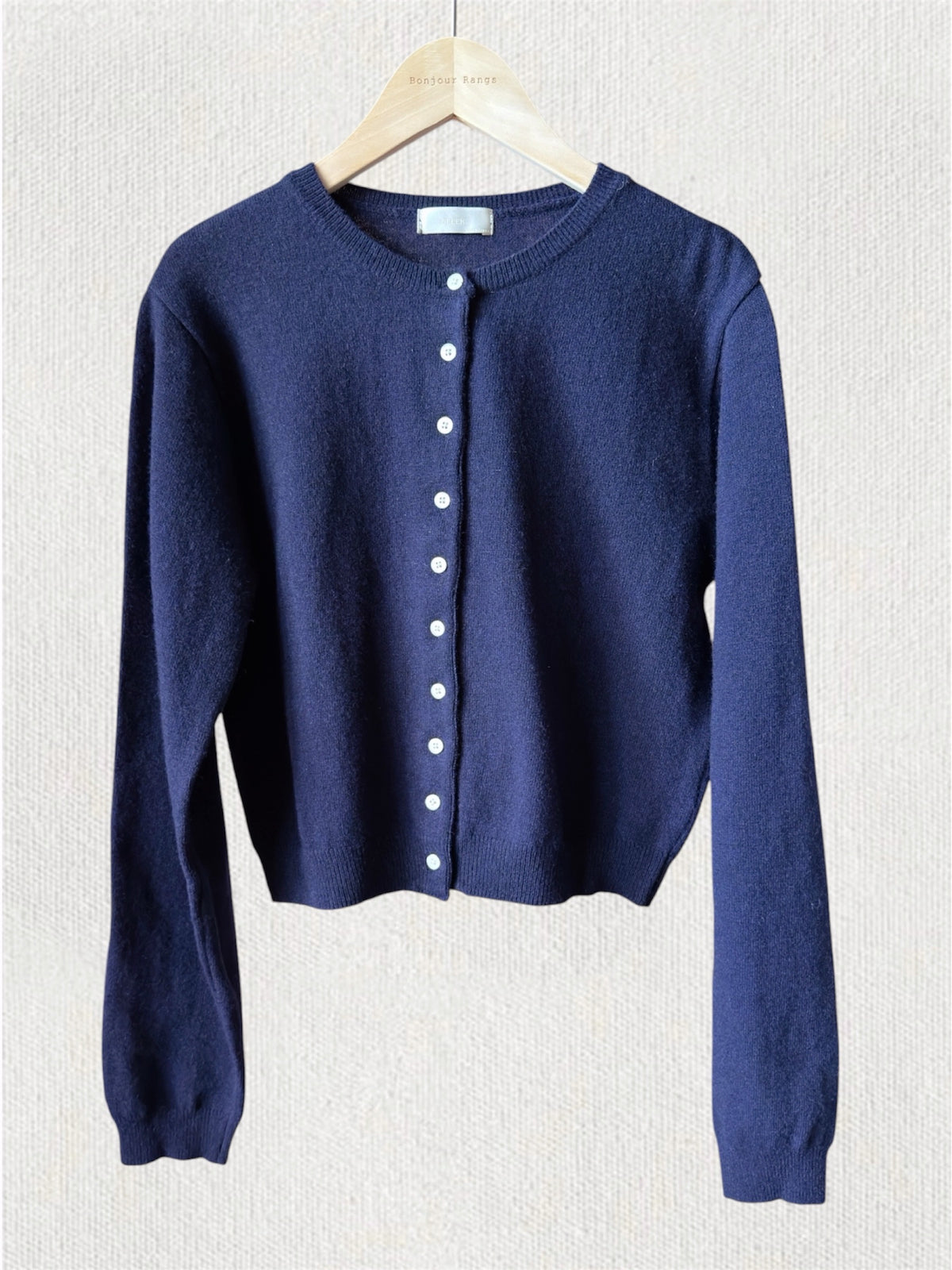 SOFT CASHMERE TOUCH CARDIGAN (Navy, Gray, Brown, Pink)