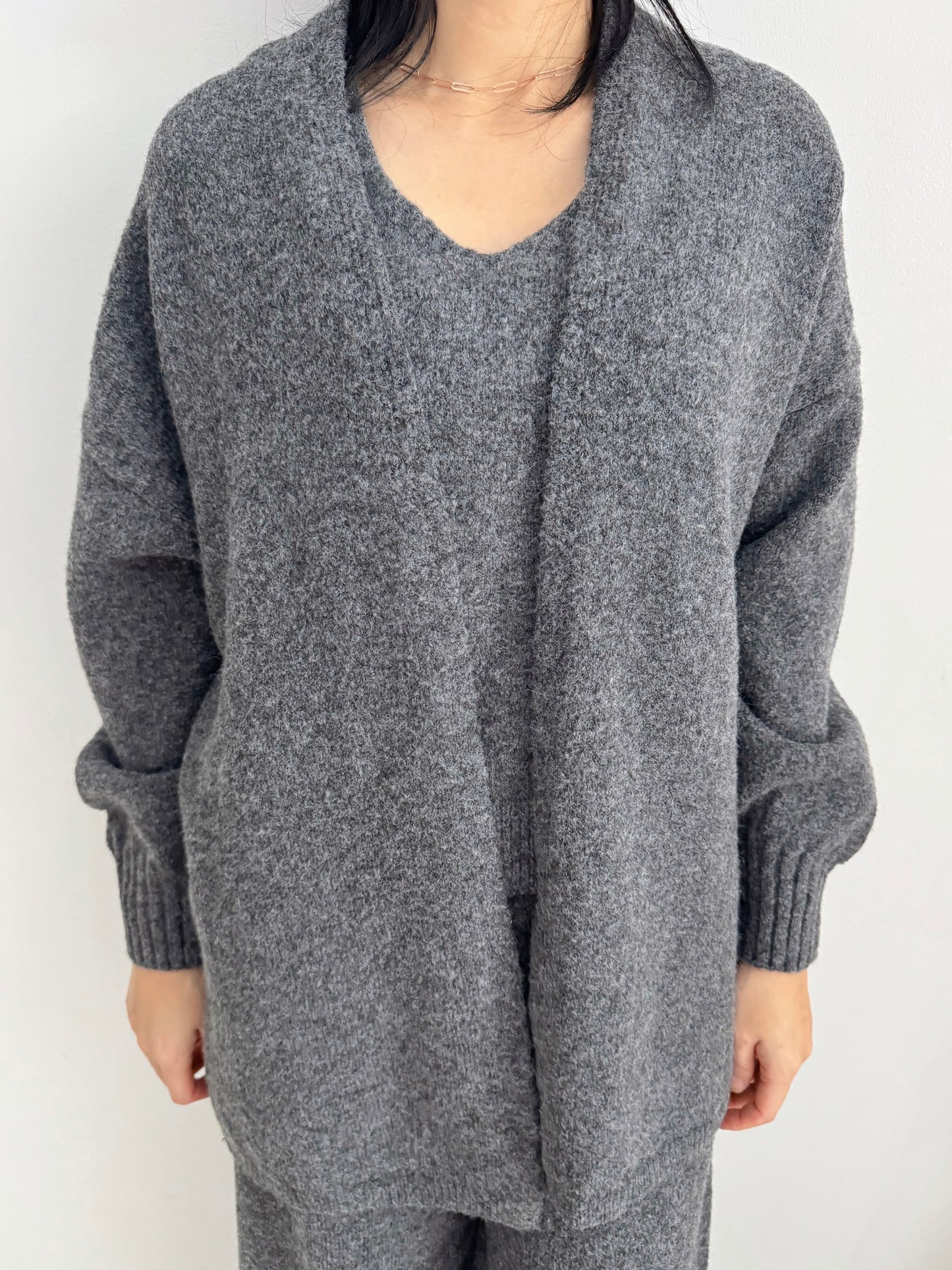 3 pieces Knit set ( beige, gray)