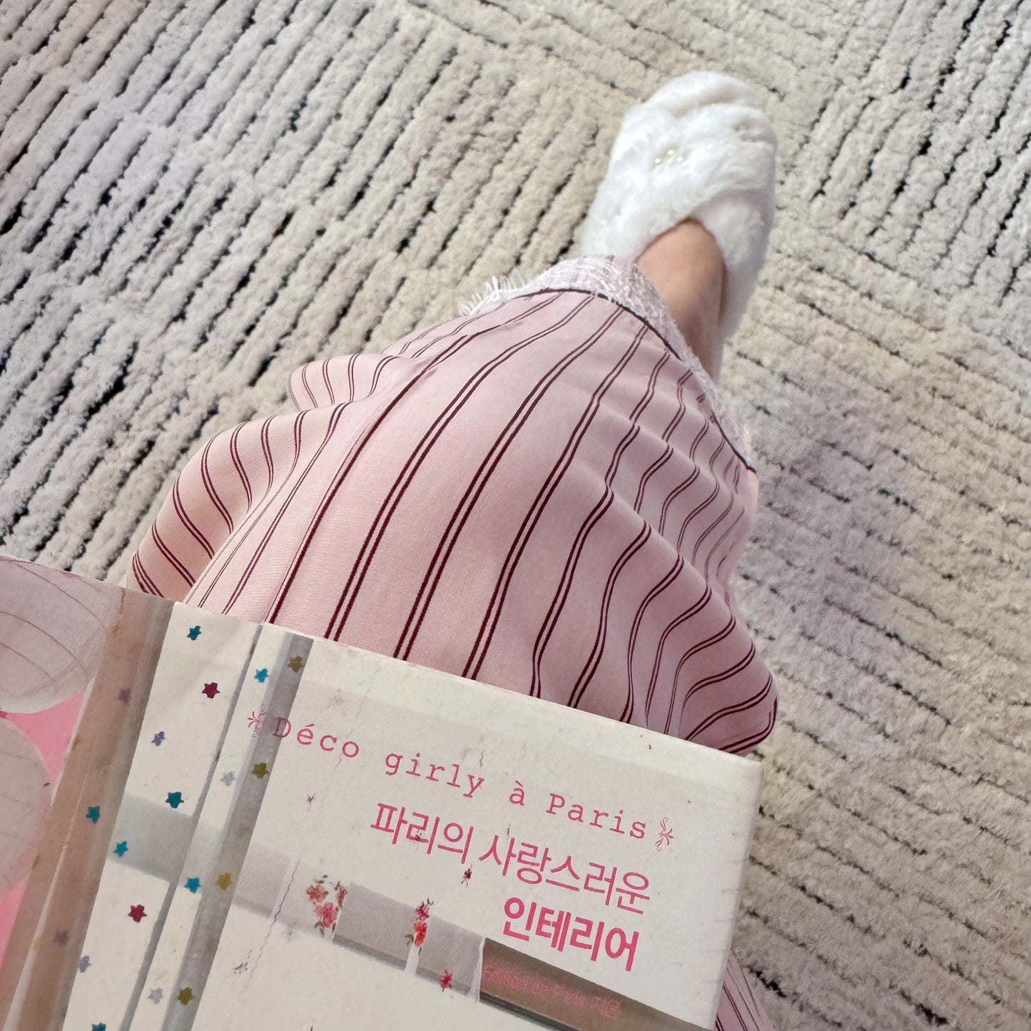 Pink Lace Pajama Set