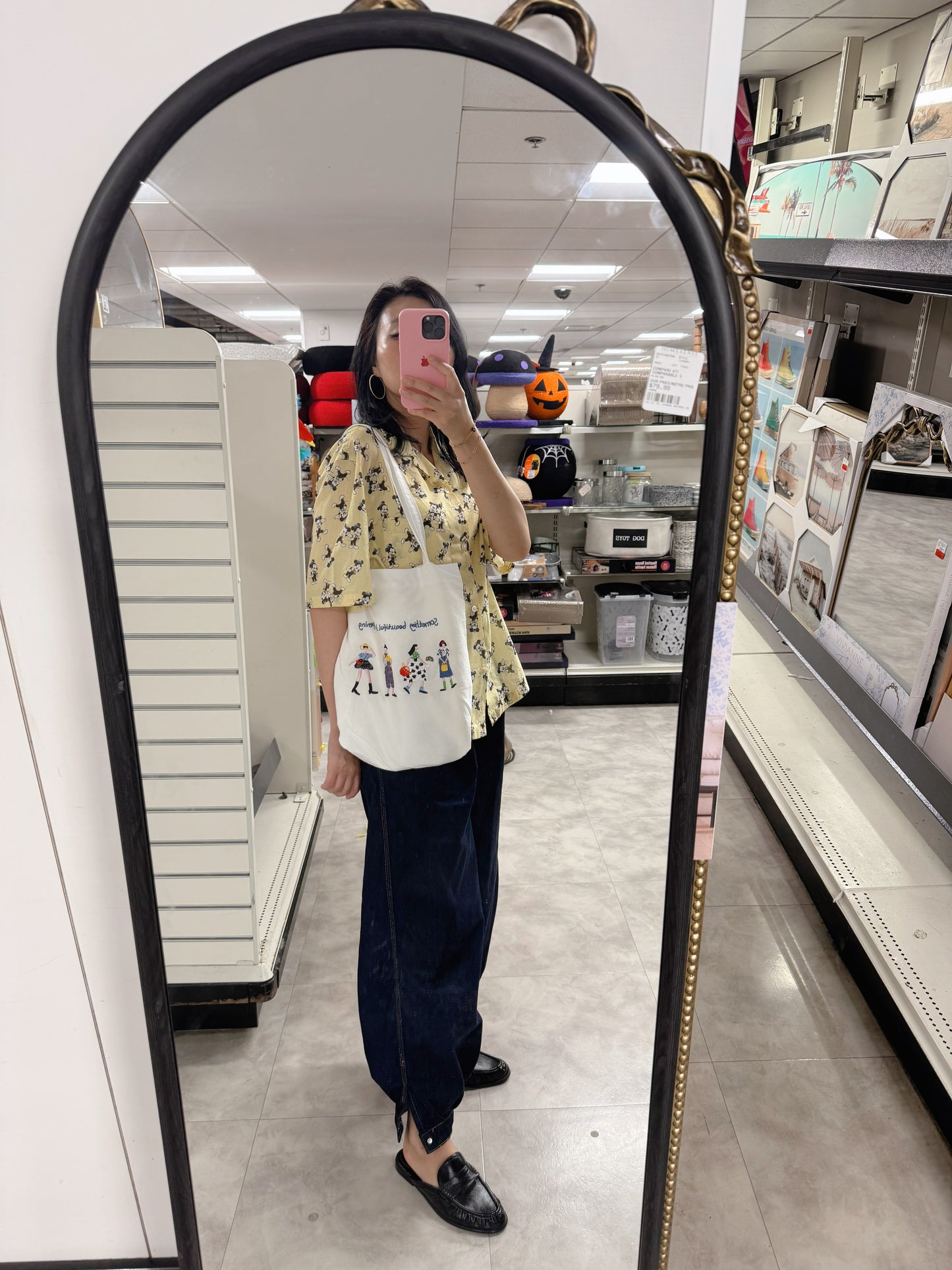 Something Beautiful Embroidered Tote Bag