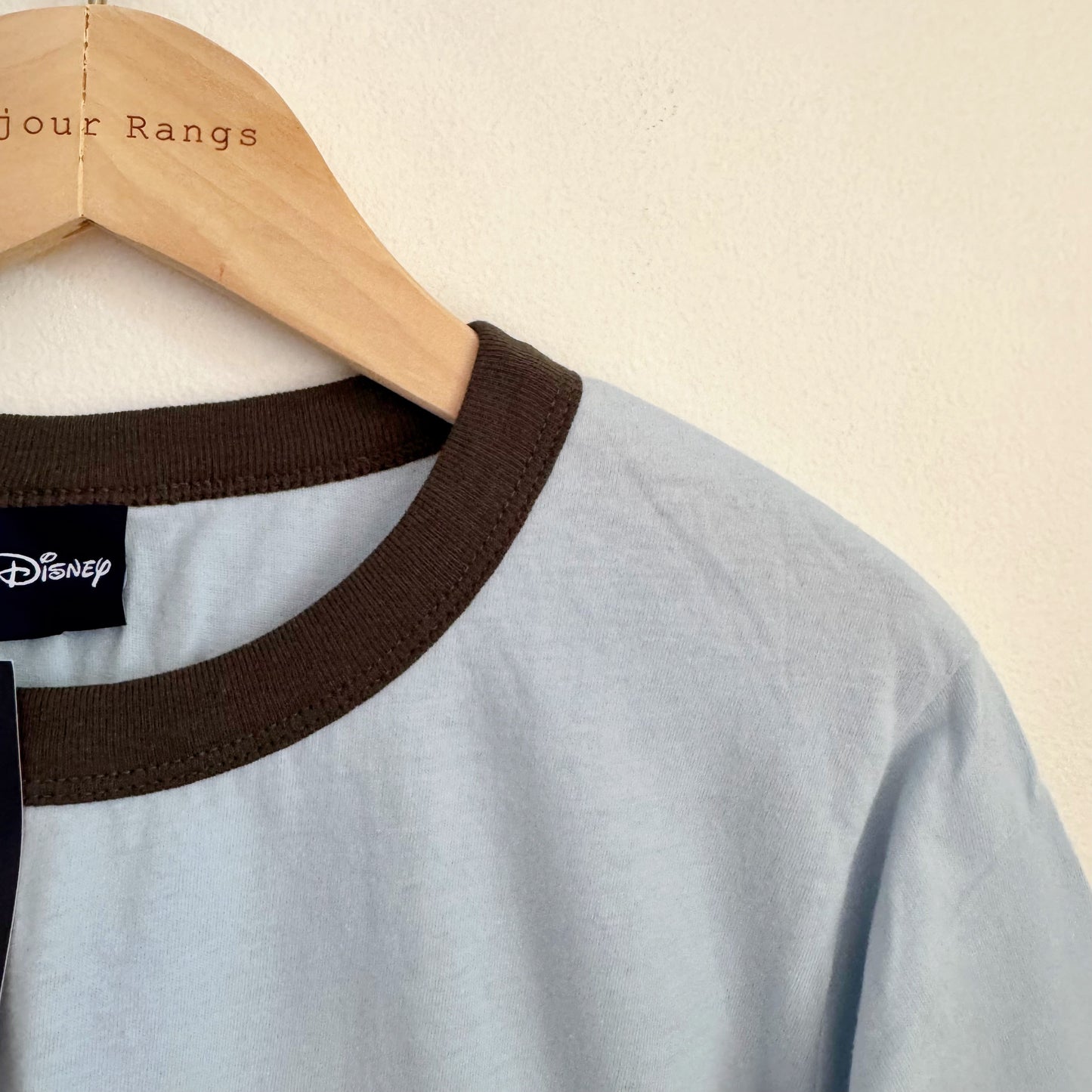 Retro Minnie Ringer Tee (white, blue)