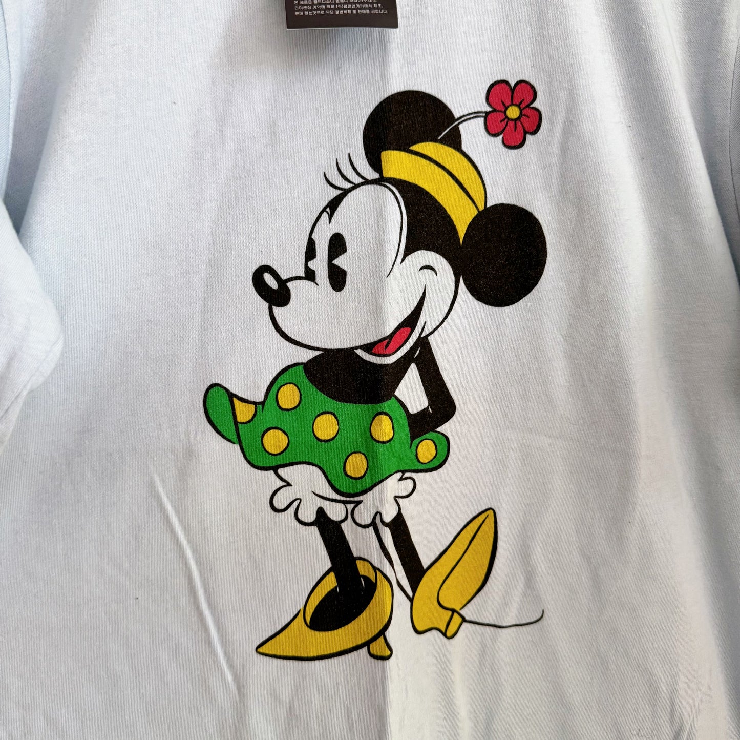 Retro Minnie Ringer Tee (white, blue)