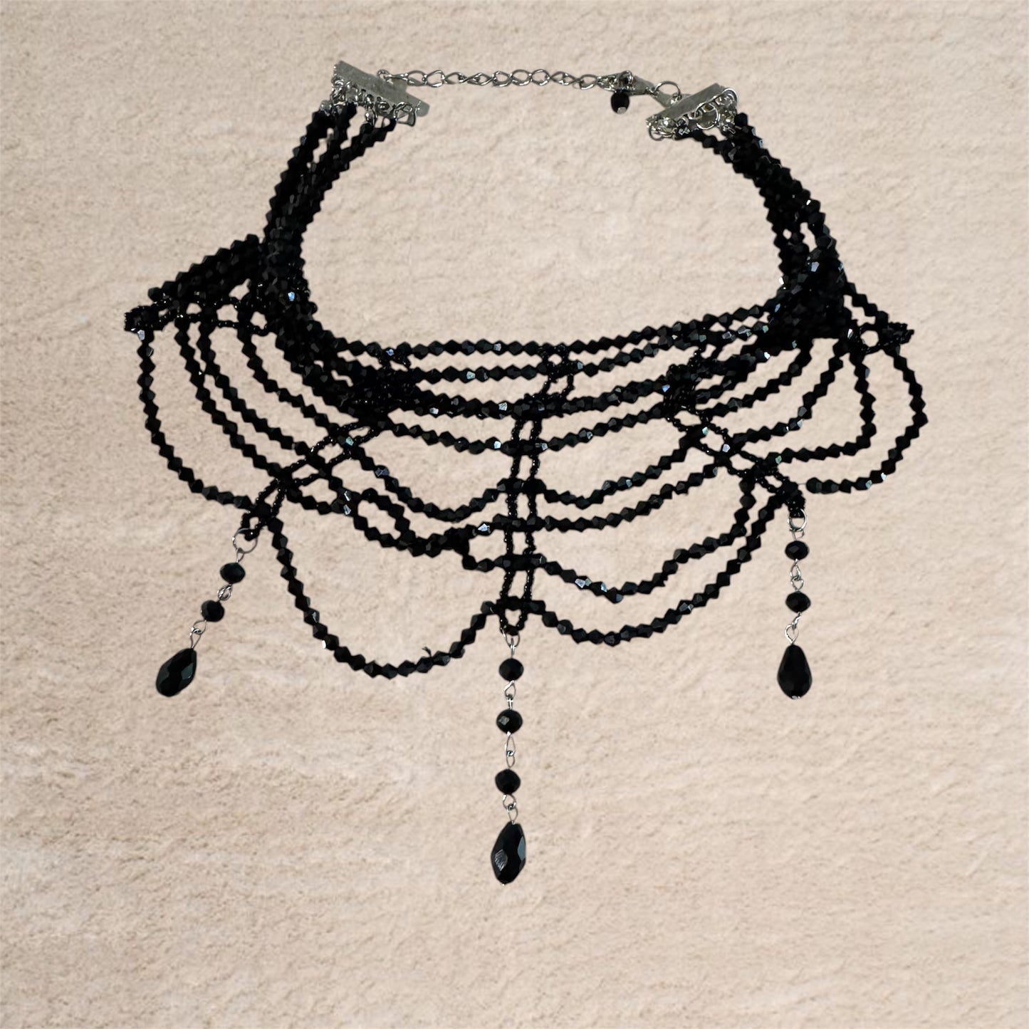 Layered Beaded Choker