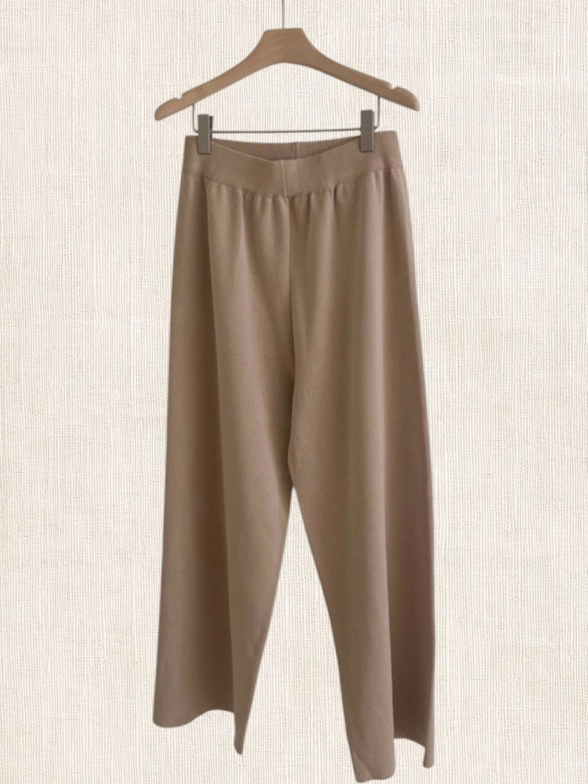 SOFT KNIT 3PIECE SET (Ivory ,Beige ,Black)